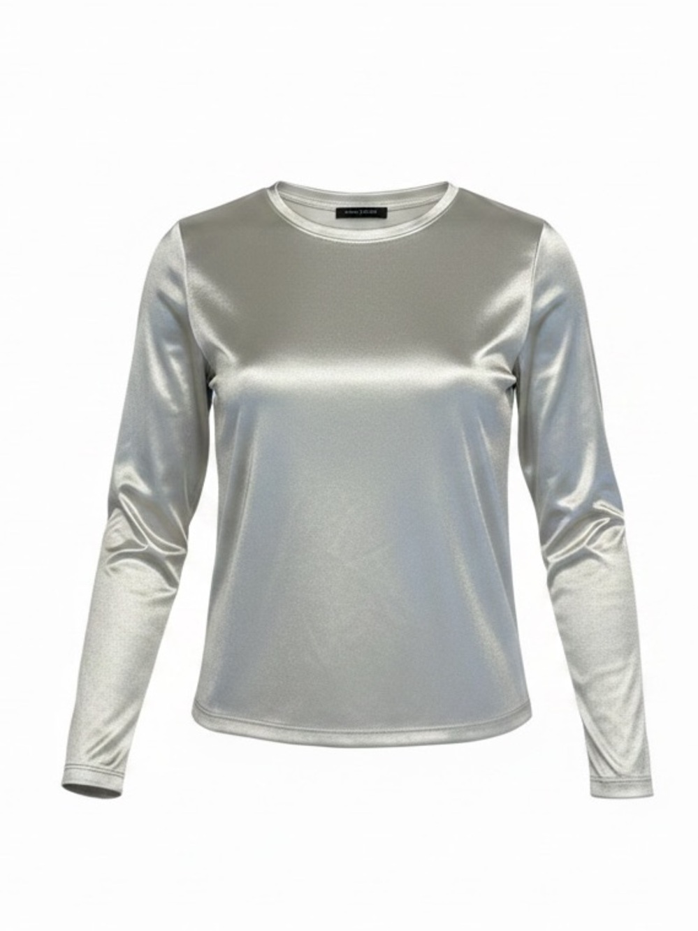 Banana Republic Cream Metallic Long Sleeve Top S